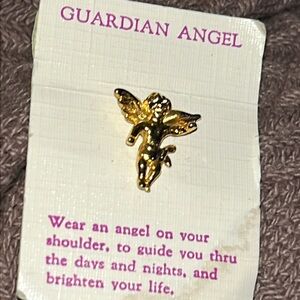 ❤️5 for $15 Gold Guardian Angel Pin This is at its lowest price